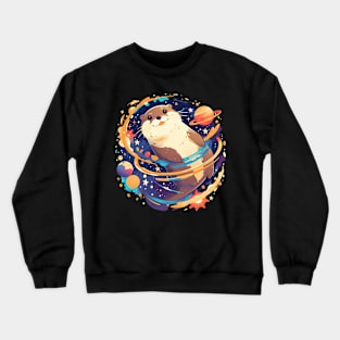 space otter Crewneck Sweatshirt